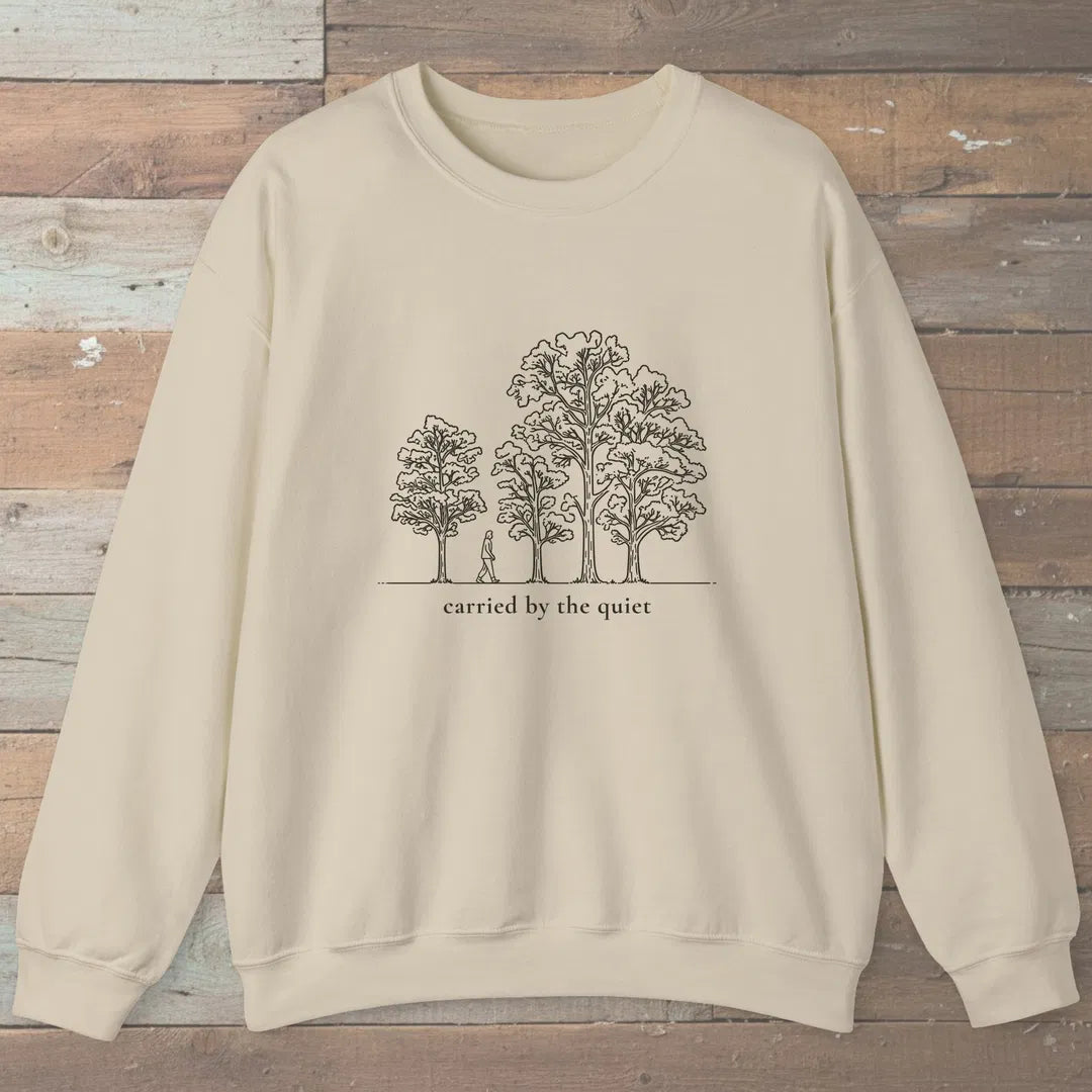 Carried Grove Sweatshirt Sand Outdoor Nature Tee