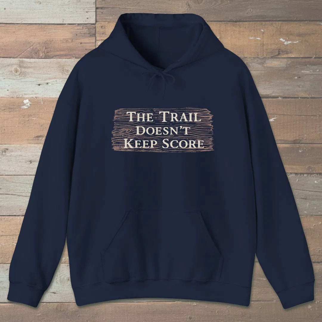 The Uncounted Trail Hoodie Navy Outdoor Nature Tee