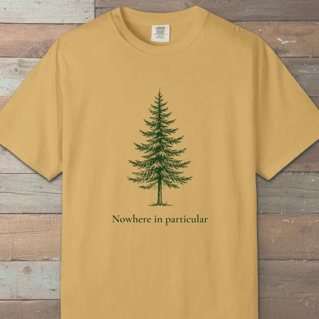 Nowhere In Particular T-Shirt Mustard Outdoor Nature Tee