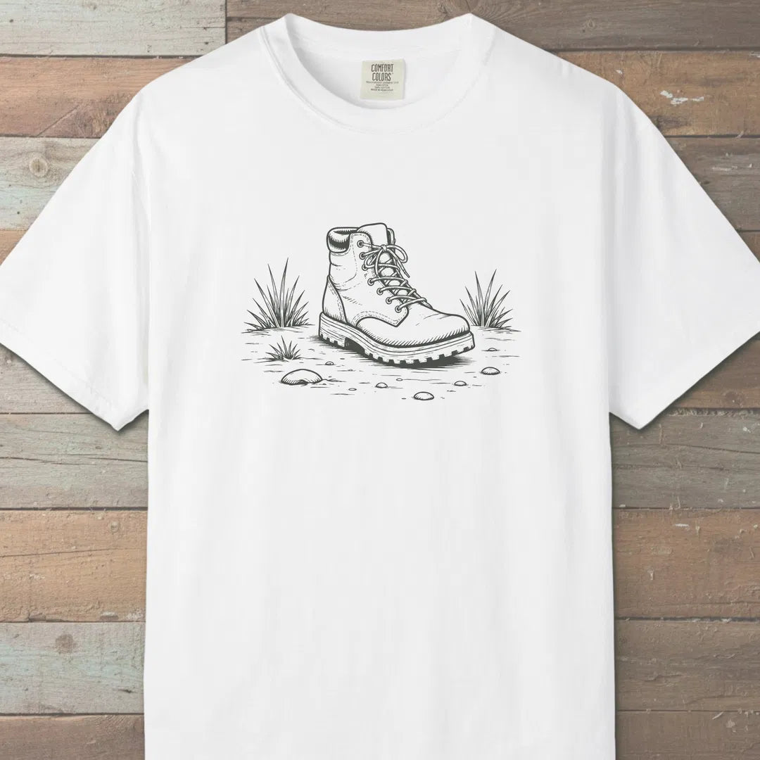Steady Ground T-Shirt White Outdoor Nature Tee