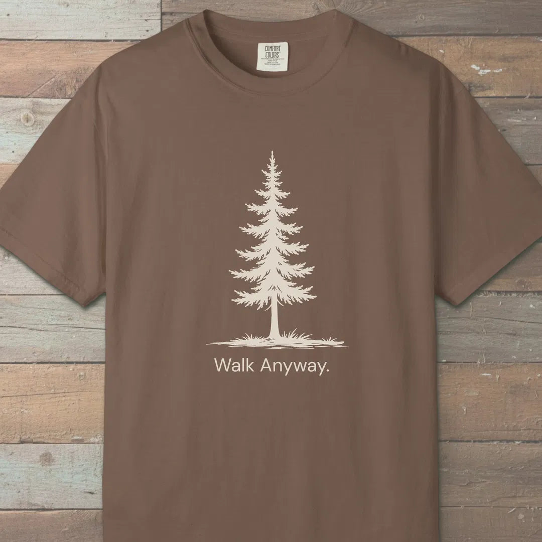 Walk Anyway T-Shirt Espresso Outdoor Nature Tee