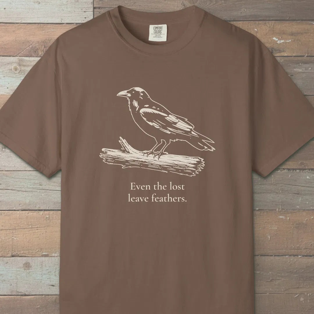 Lost Feathers T-Shirt Espresso Outdoor Nature Tee