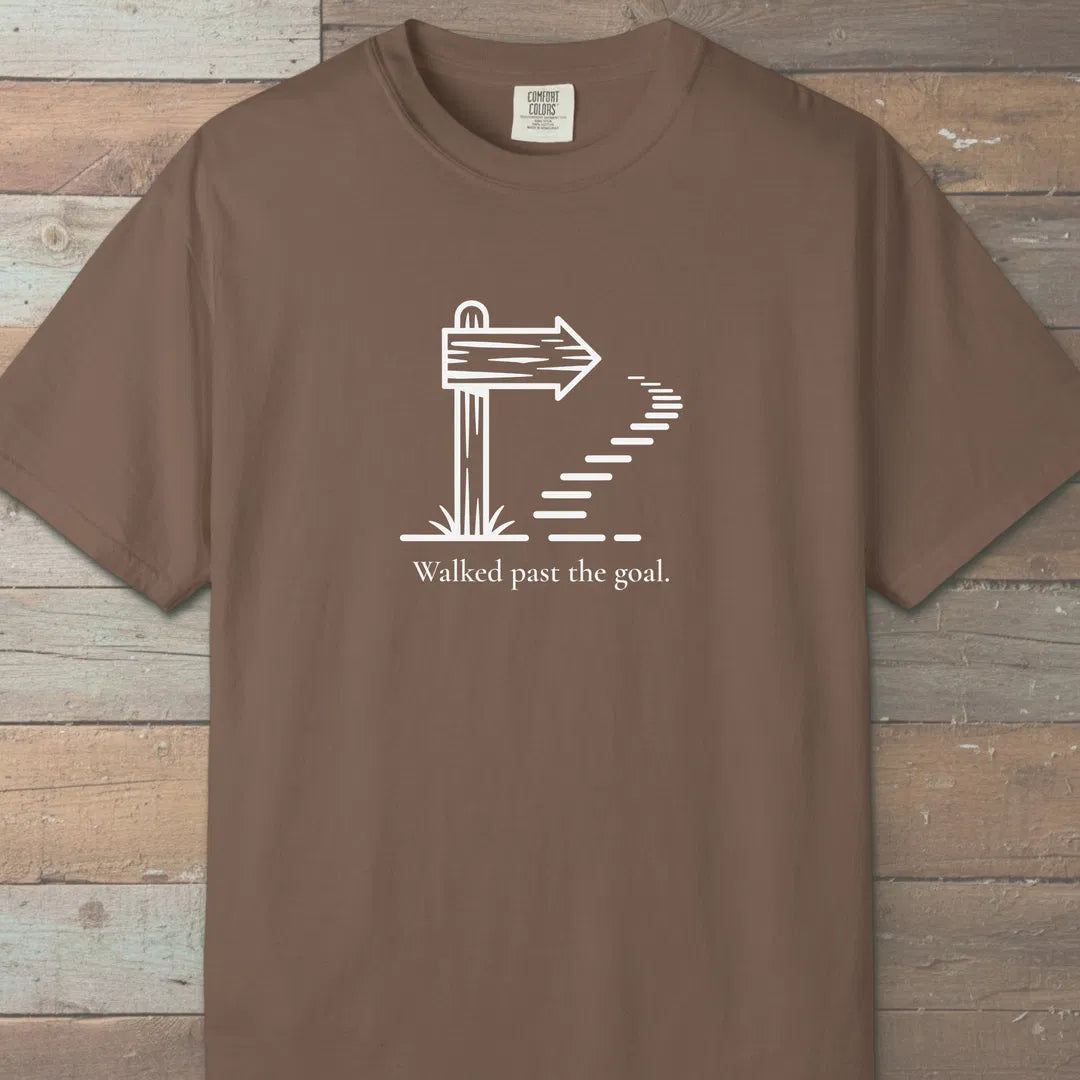 Past The Goal T-Shirt Espresso Outdoor Nature Tee