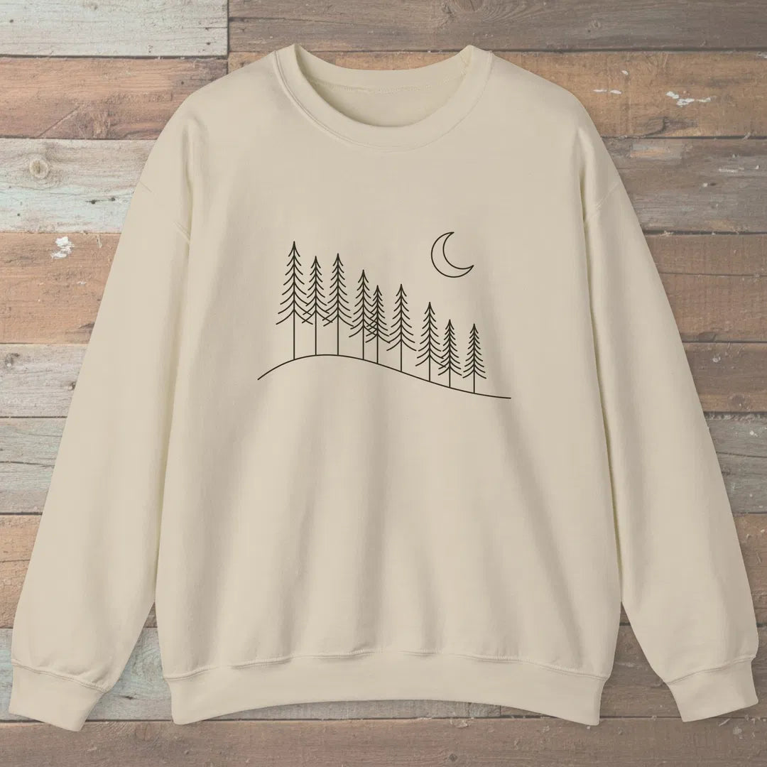 Night Ridge Sweatshirt Sand Outdoor Nature Tee