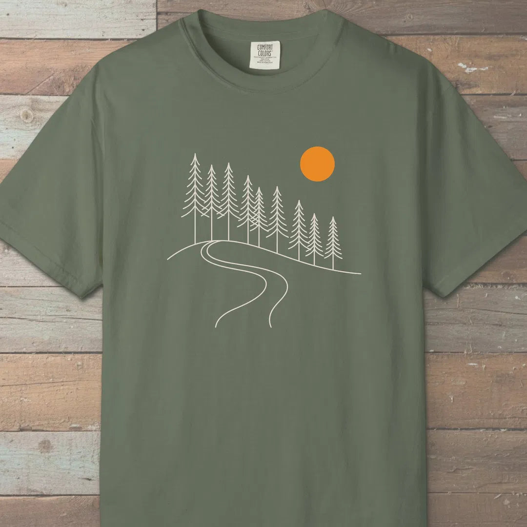 Winding Way T-Shirt Moss Outdoor Nature Tee