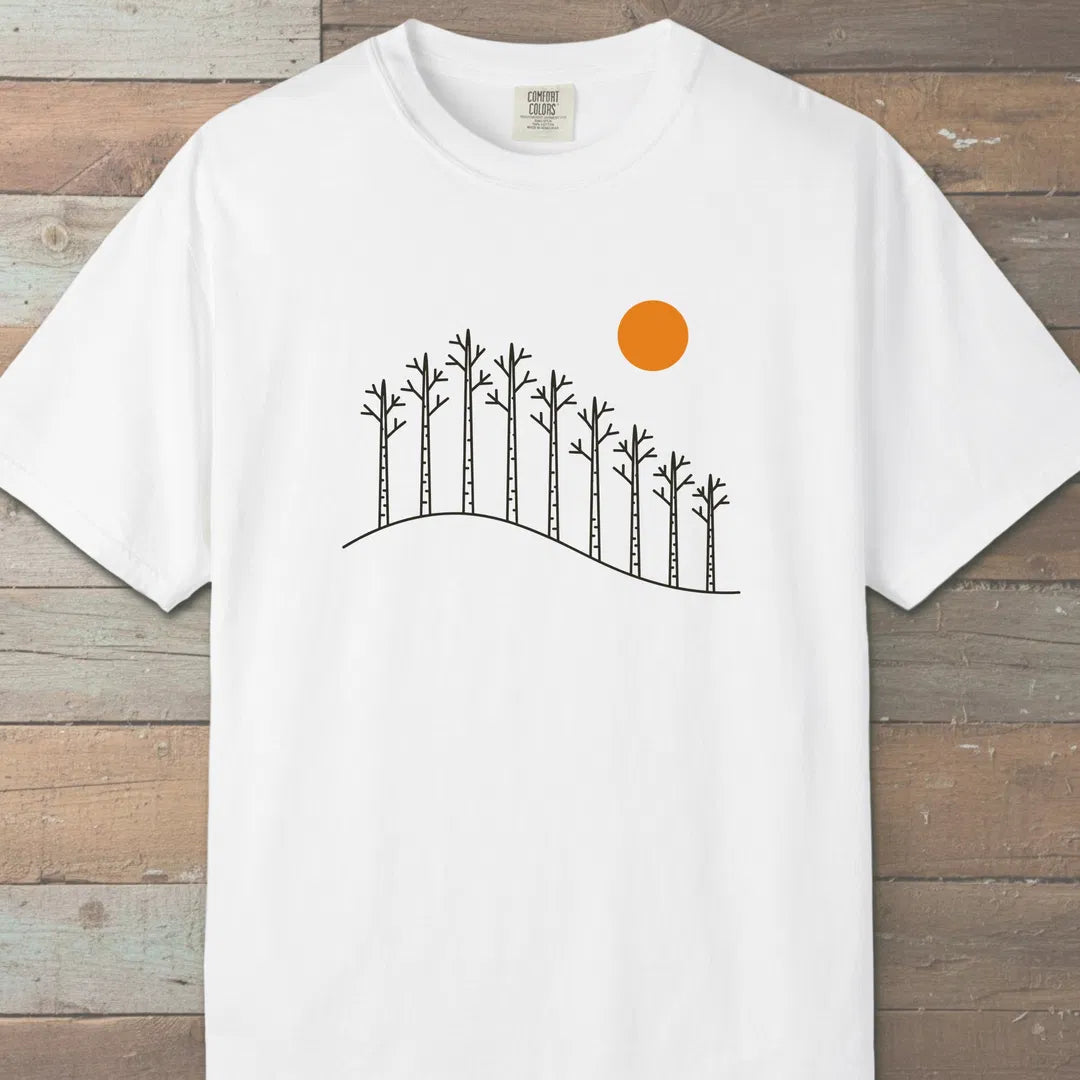 Birch Hill T-Shirt White Outdoor Nature Tee