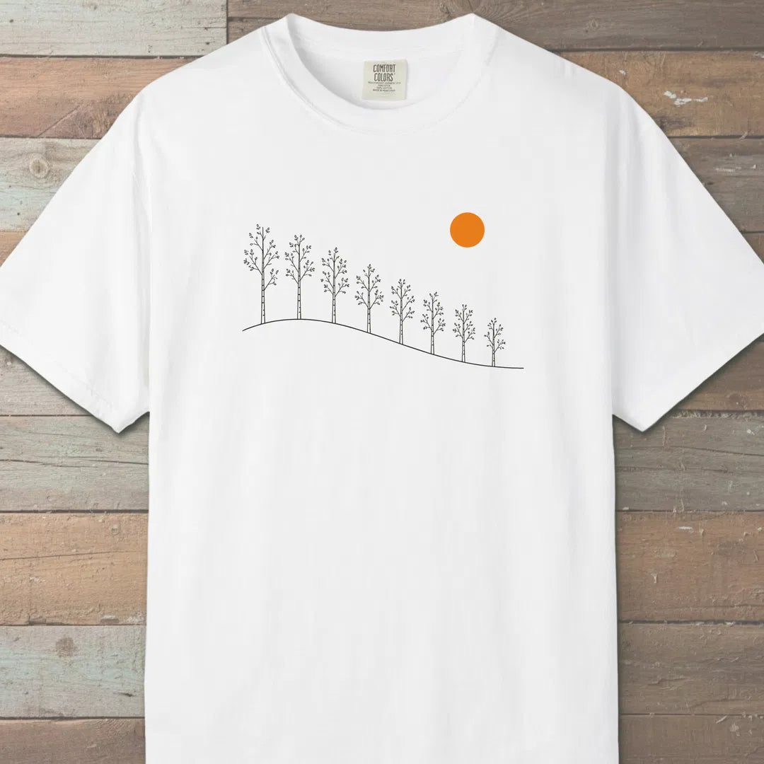 Gentle Hill T-Shirt White Outdoor Nature Tee