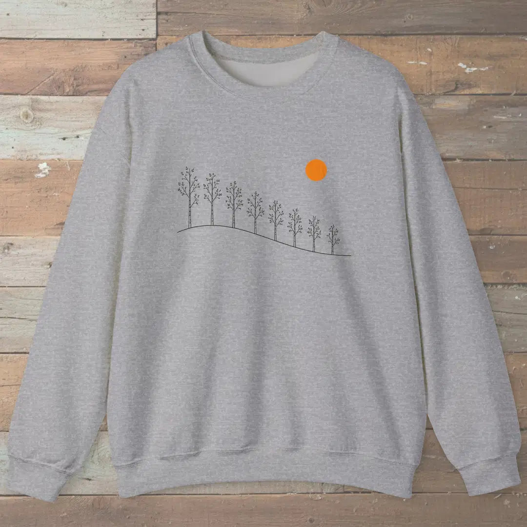 Gentle Hill Sweatshirt Sport Grey Outdoor Nature Tee