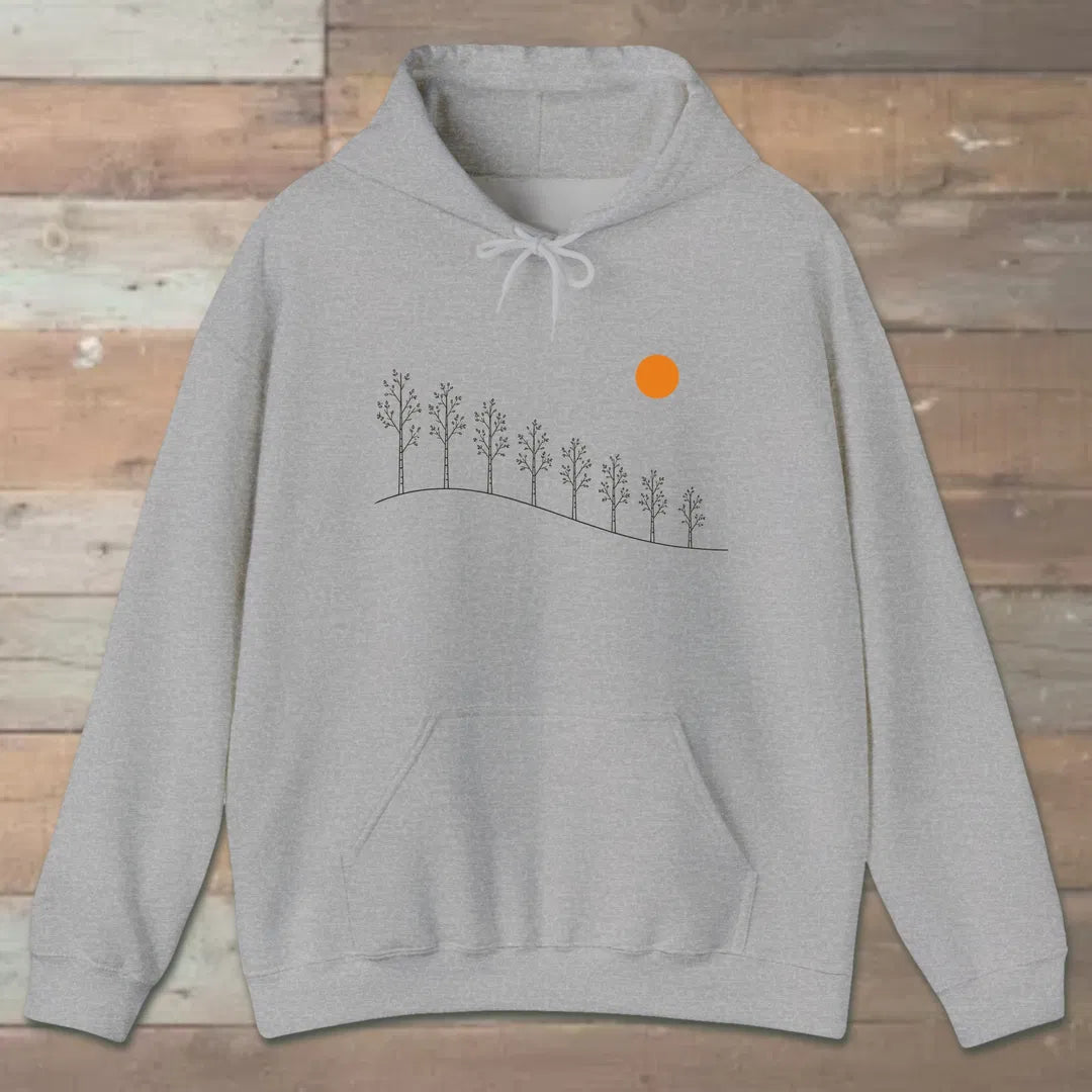 Gentle Hill Hoodie Sport Grey Outdoor Nature Tee