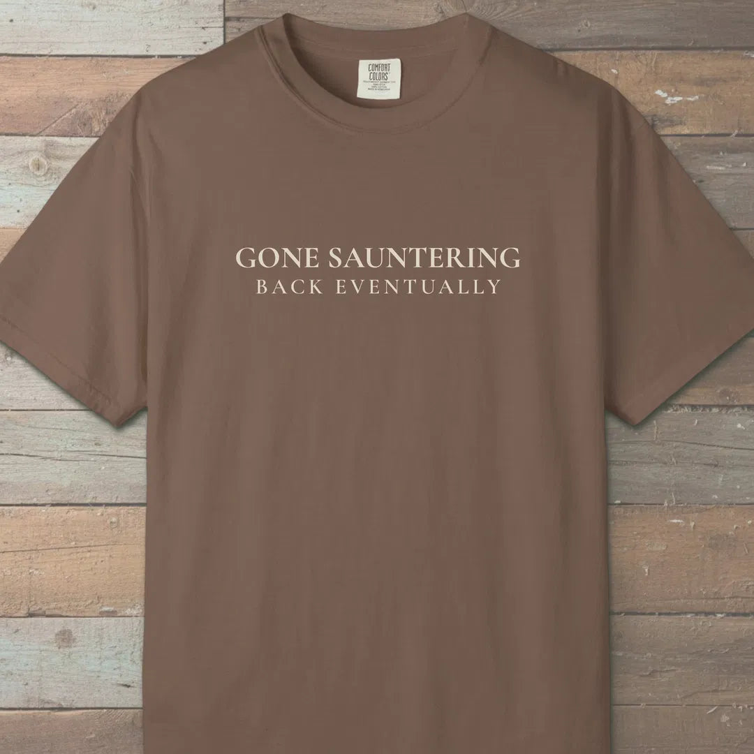 Gone Sauntering T-Shirt Espresso Outdoor Nature Tee
