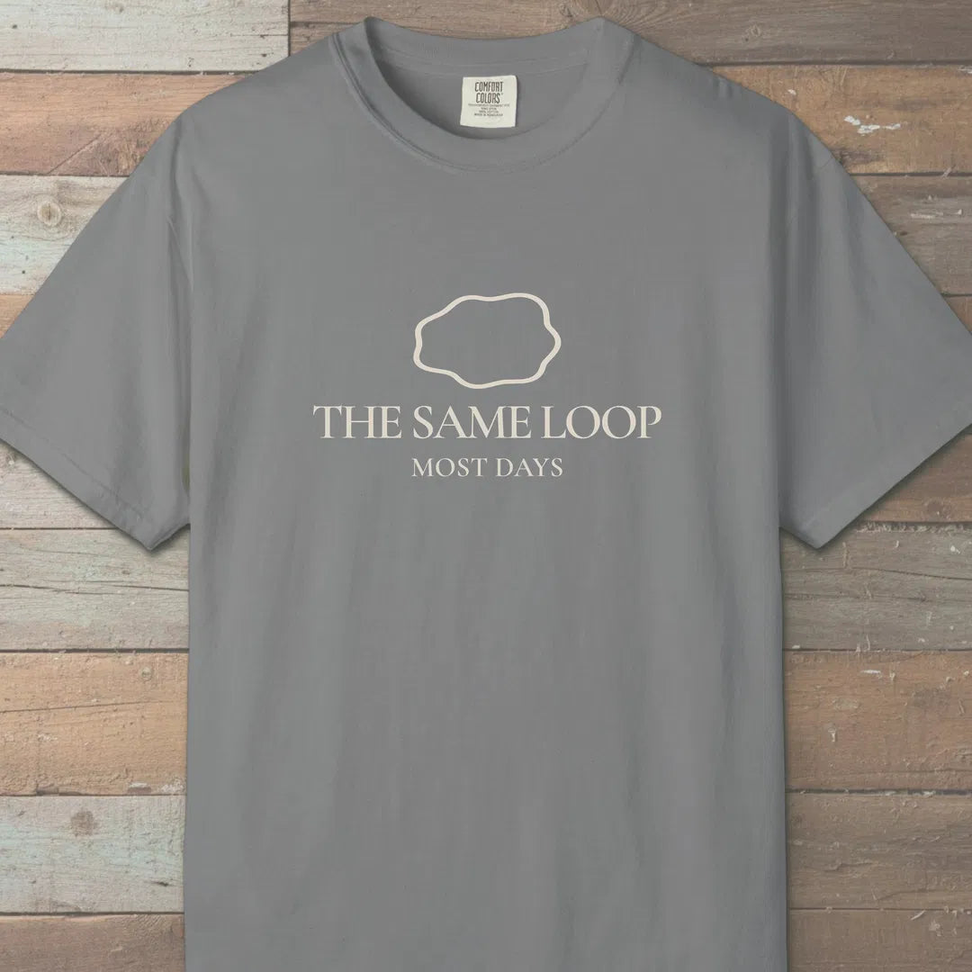 The Same Loop T-Shirt Grey Outdoor Nature Tee