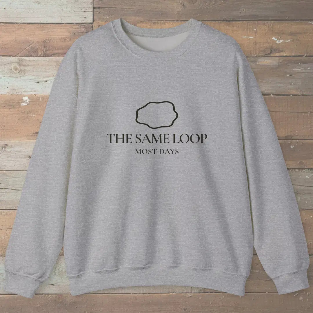 The Same Loop Sweatshirt Sport Grey Outdoor Nature Tee