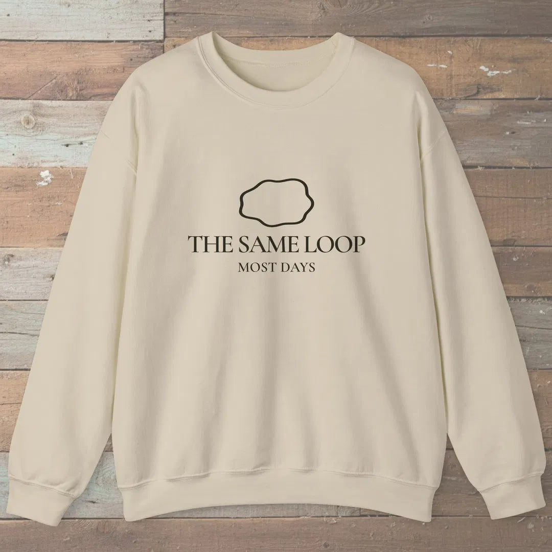 The Same Loop Sweatshirt Sand Outdoor Nature Tee