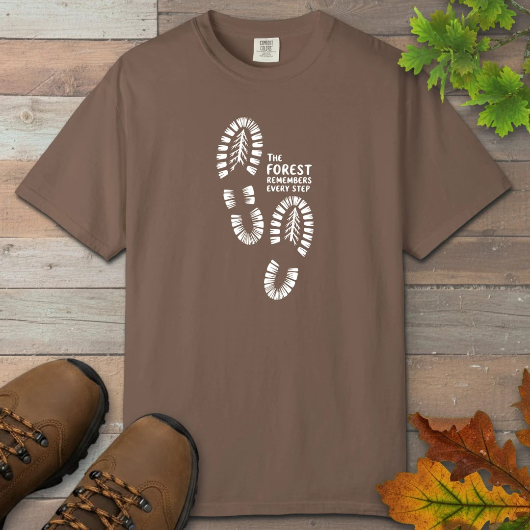 The Forest Remembers Every Step T-Shirt