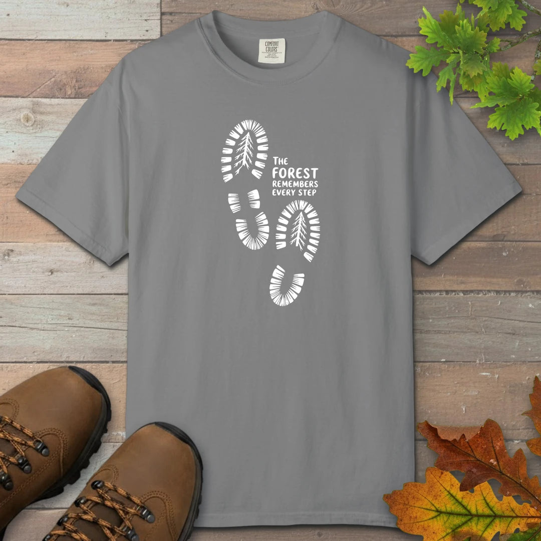 The Forest Remembers Every Step T-Shirt