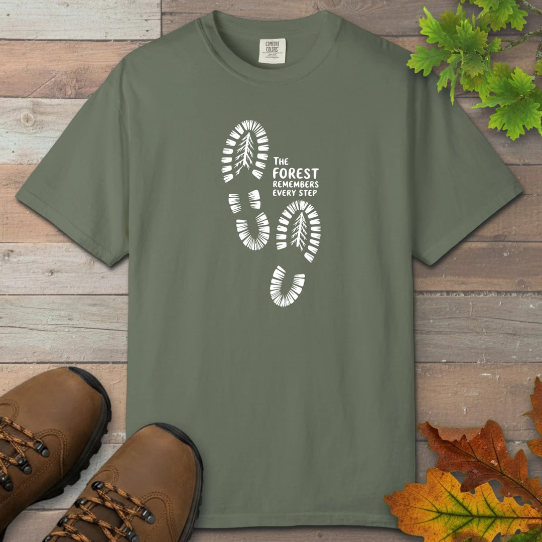 The Forest Remembers Every Step T-Shirt