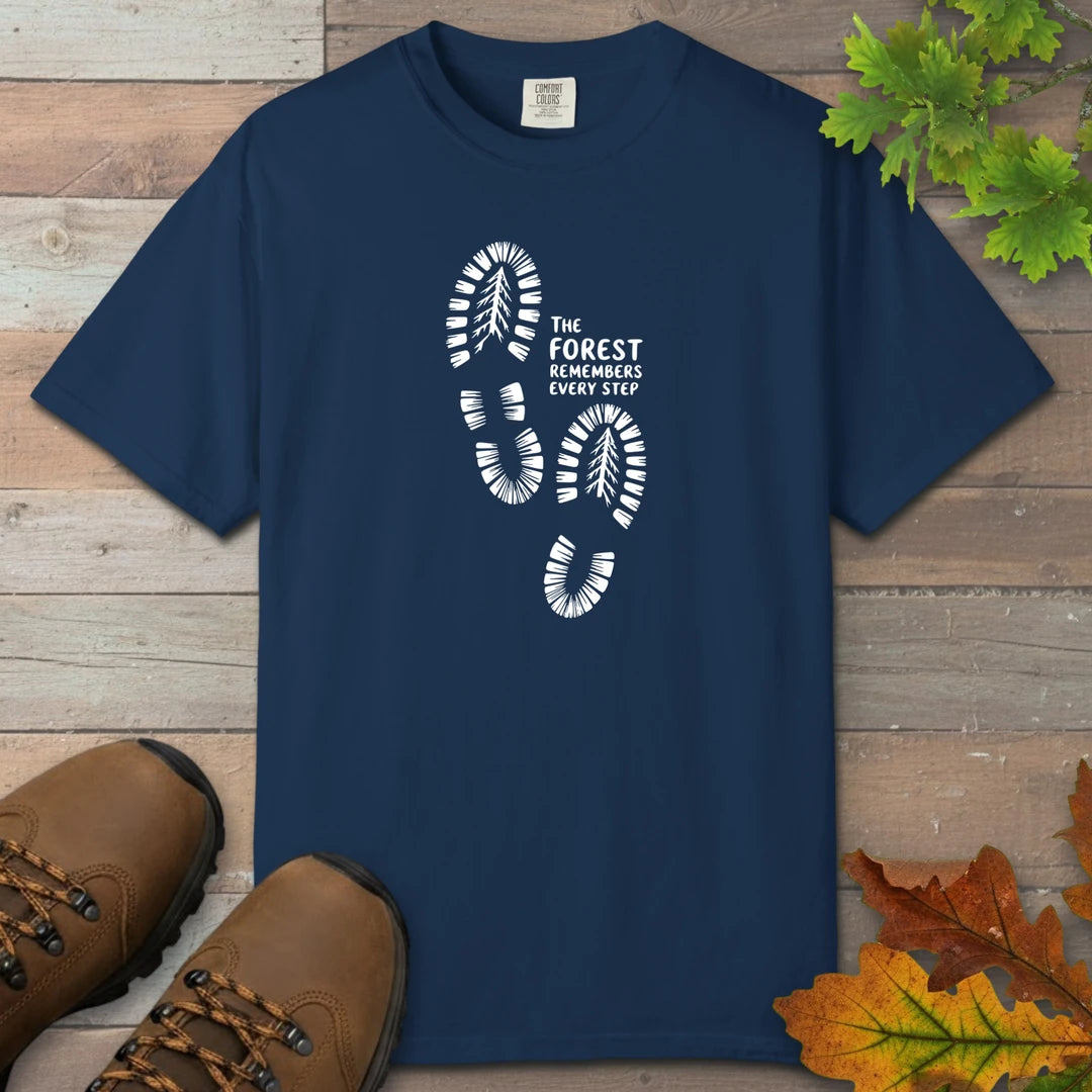 The Forest Remembers Every Step T-Shirt