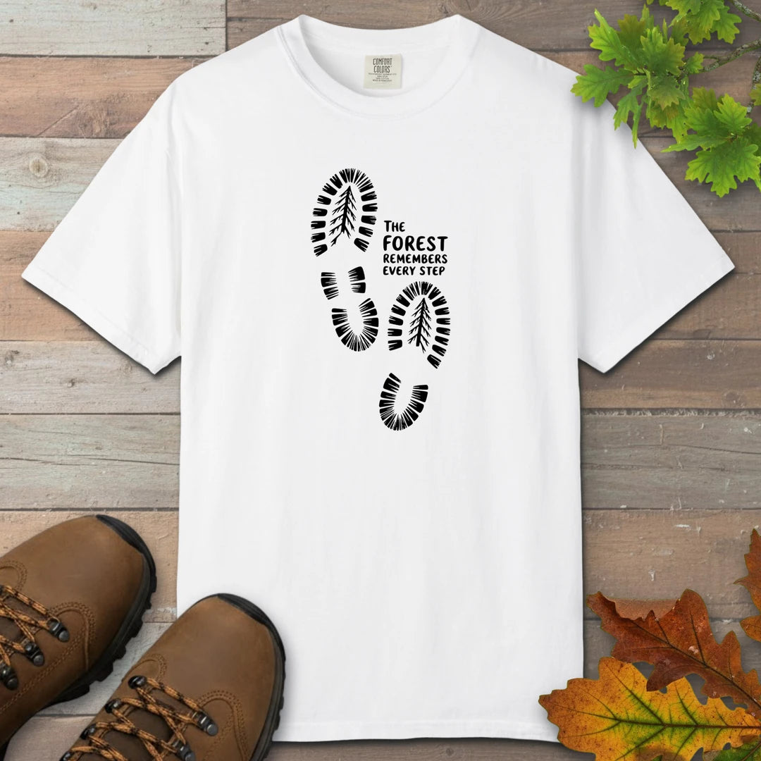 The Forest Remembers Every Step T-Shirt