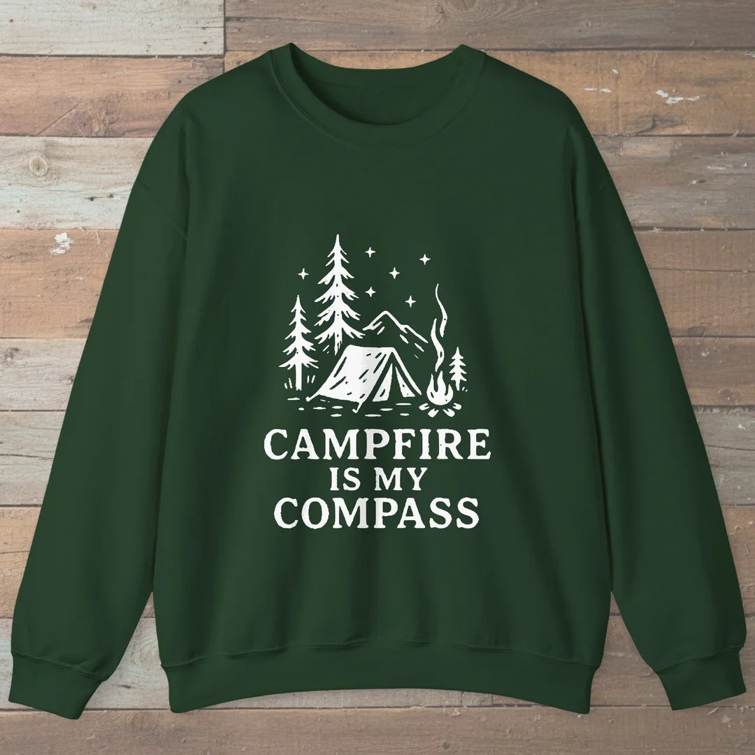 Campfire Is My Compass Sweatshirt