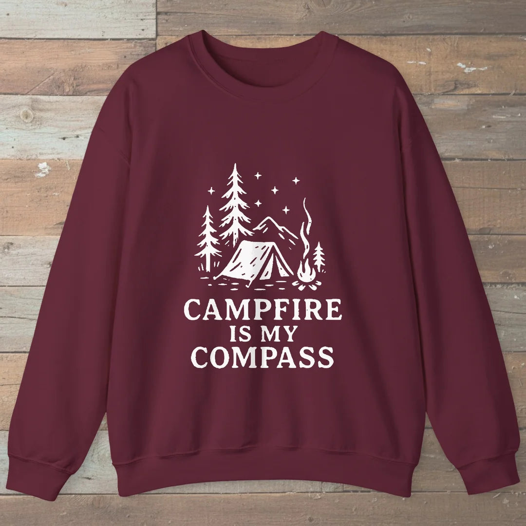 Campfire Is My Compass Sweatshirt