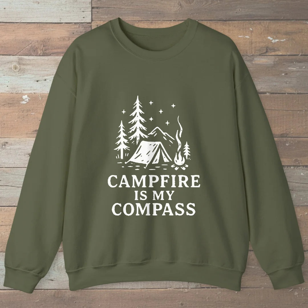 Campfire Is My Compass Sweatshirt