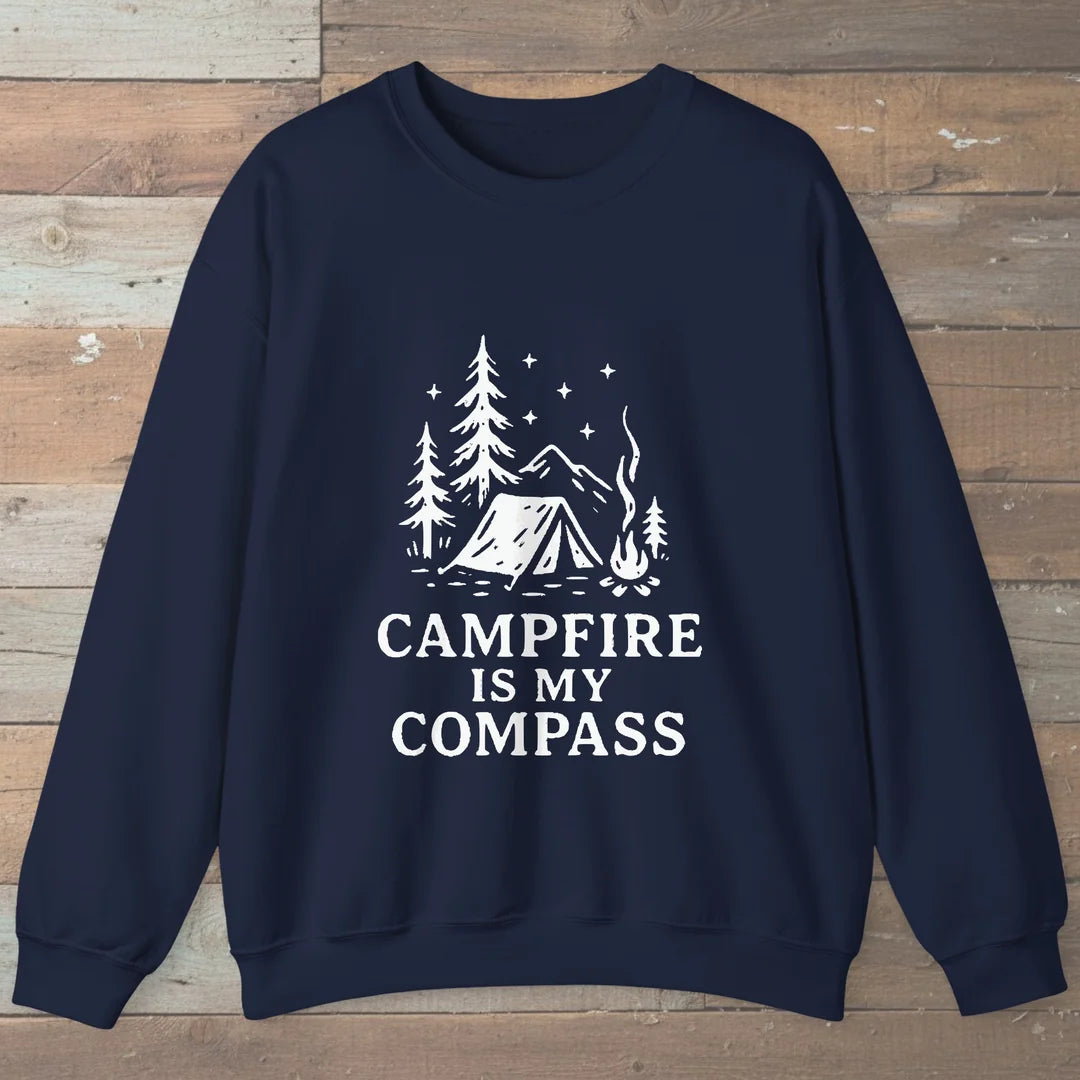 Campfire Is My Compass Sweatshirt