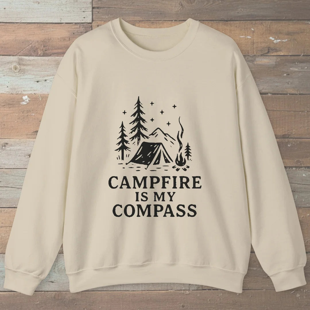 Campfire Is My Compass Sweatshirt