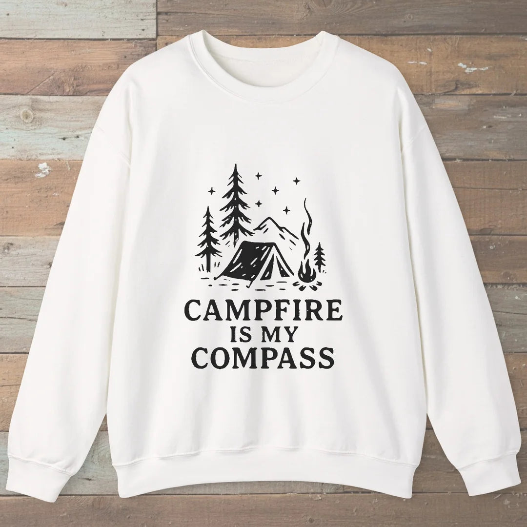 Campfire Is My Compass Sweatshirt