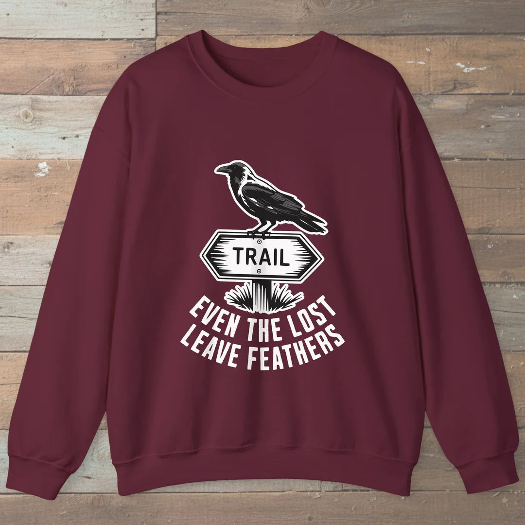 Even The Lost Leave Feathers Sweatshirt