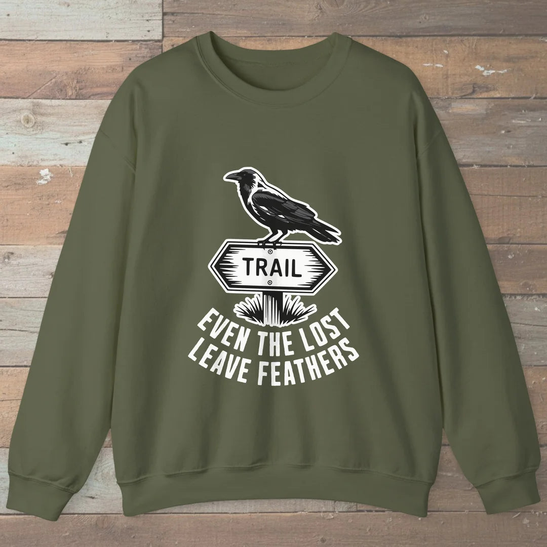 Even The Lost Leave Feathers Sweatshirt