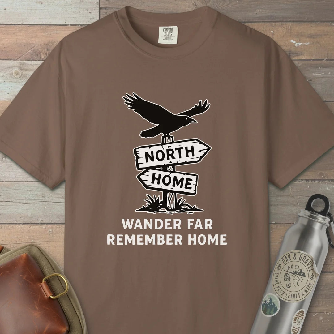Wander Far Remember Home T-Shirt