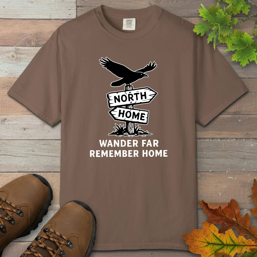 Wander Far Remember Home T-Shirt
