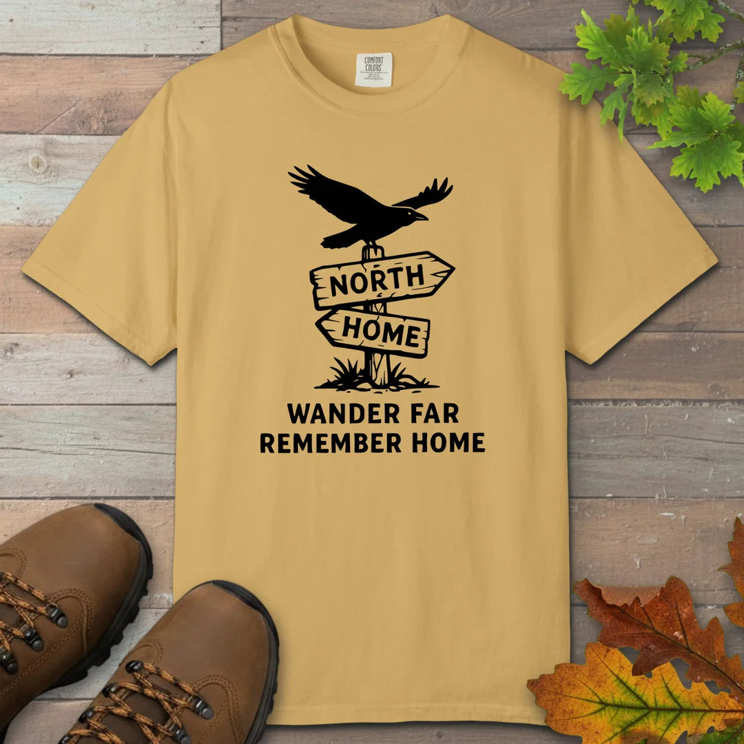 Wander Far Remember Home T-Shirt