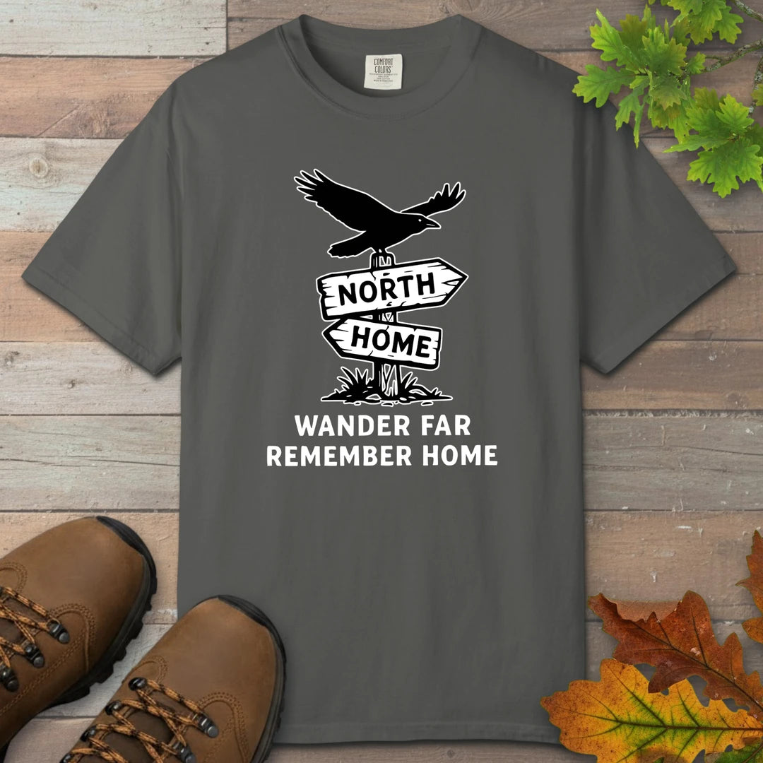 Wander Far Remember Home T-Shirt