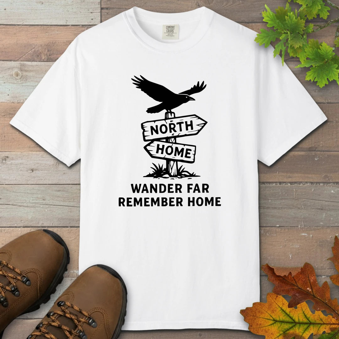 Wander Far Remember Home T-Shirt