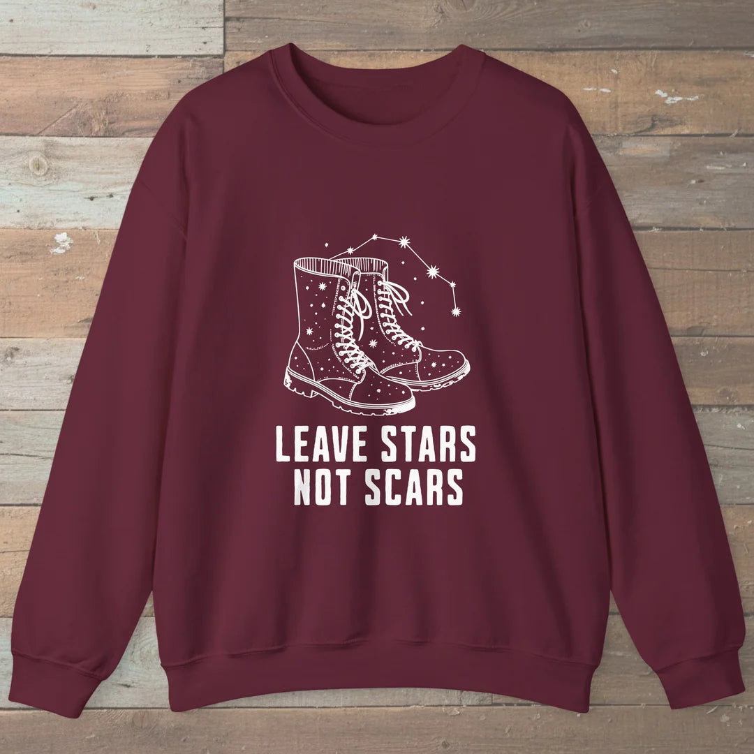 Leave Stars Not Scars Sweatshirt