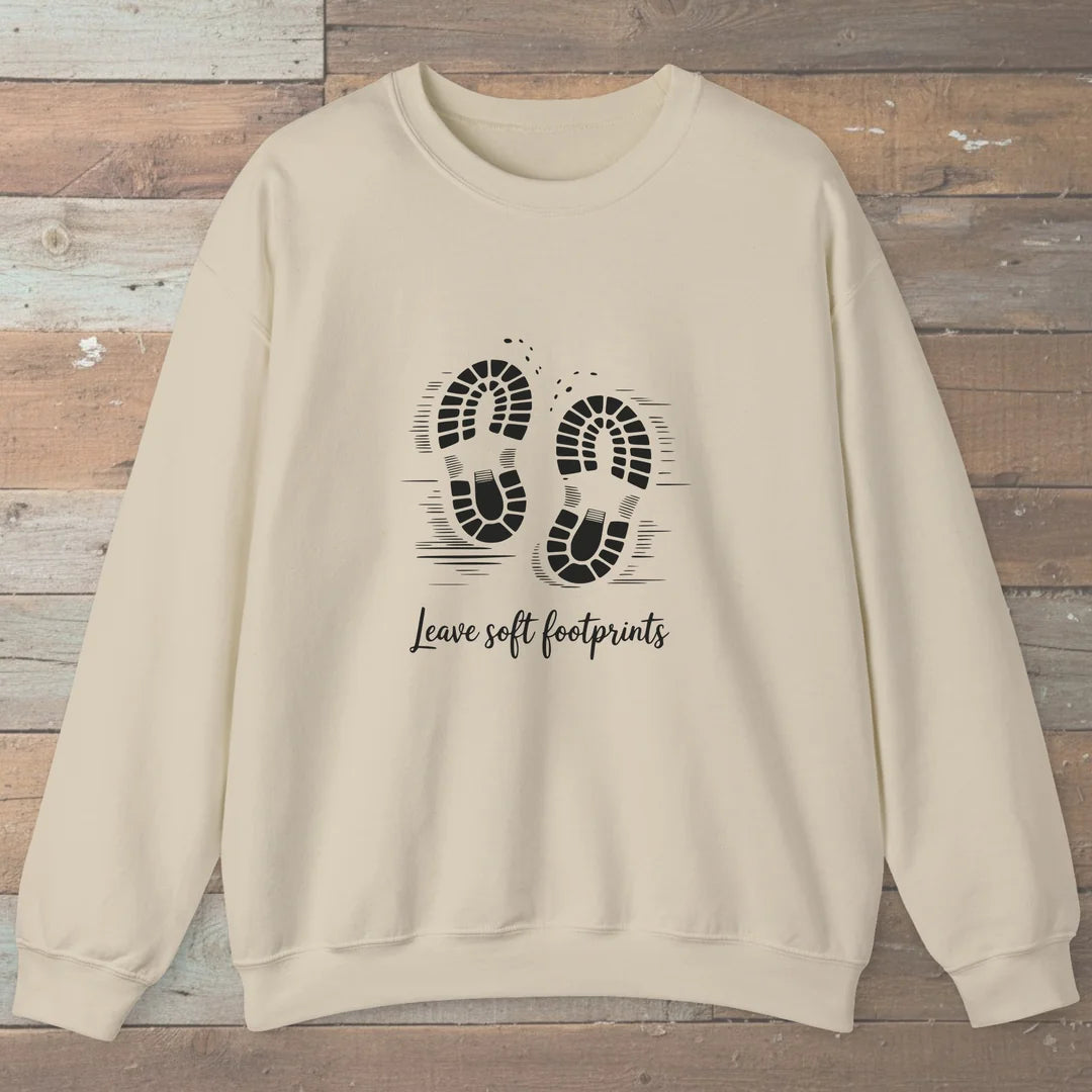 Leave Soft Footprints Sweatshirt
