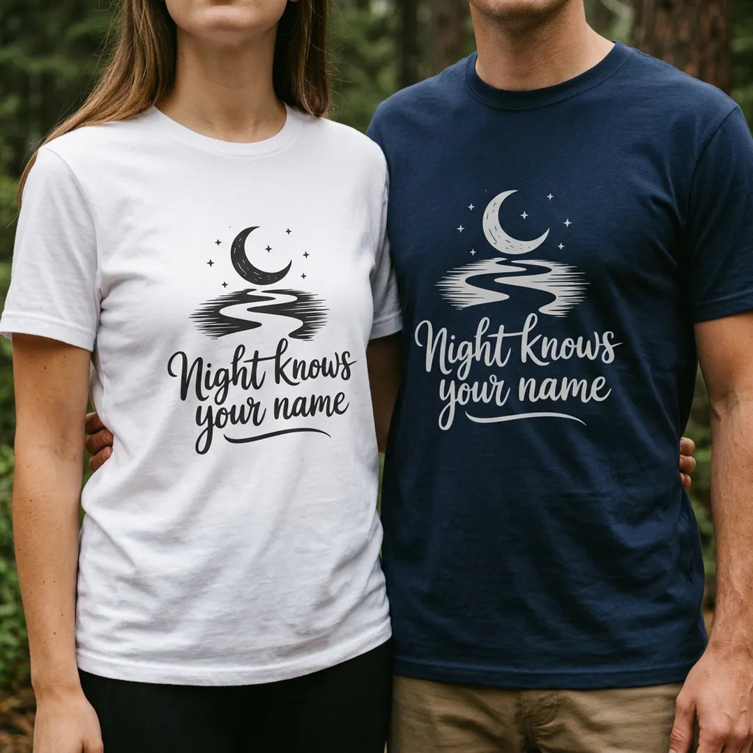Night Knows Your Name T-Shirt Outdoor Nature Tee