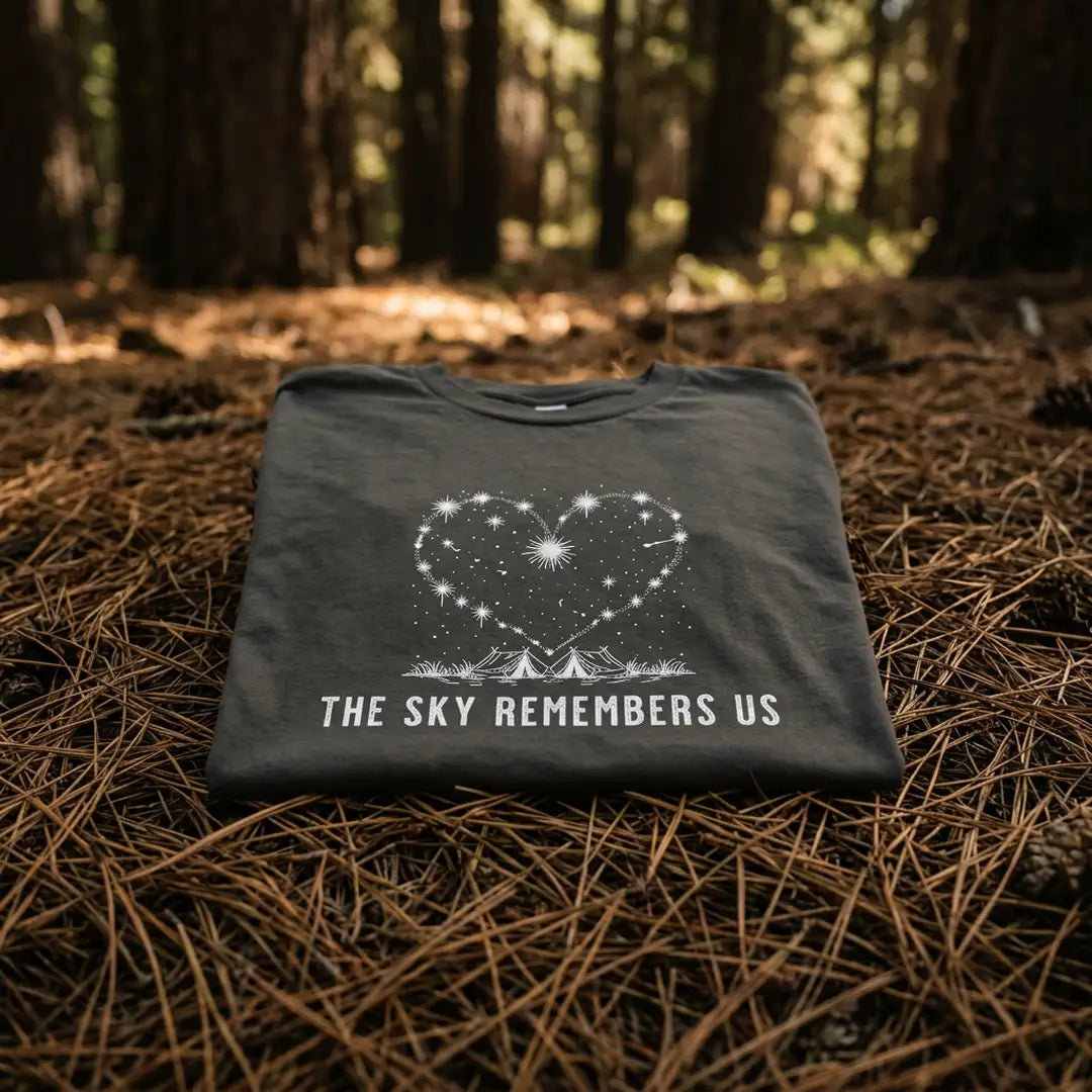 The Sky Remembers Us T-Shirt Outdoor Nature Tee