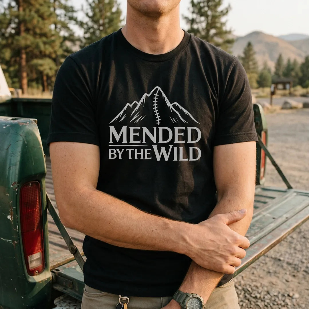 Mended By The Wild T-Shirt Outdoor Nature Tee