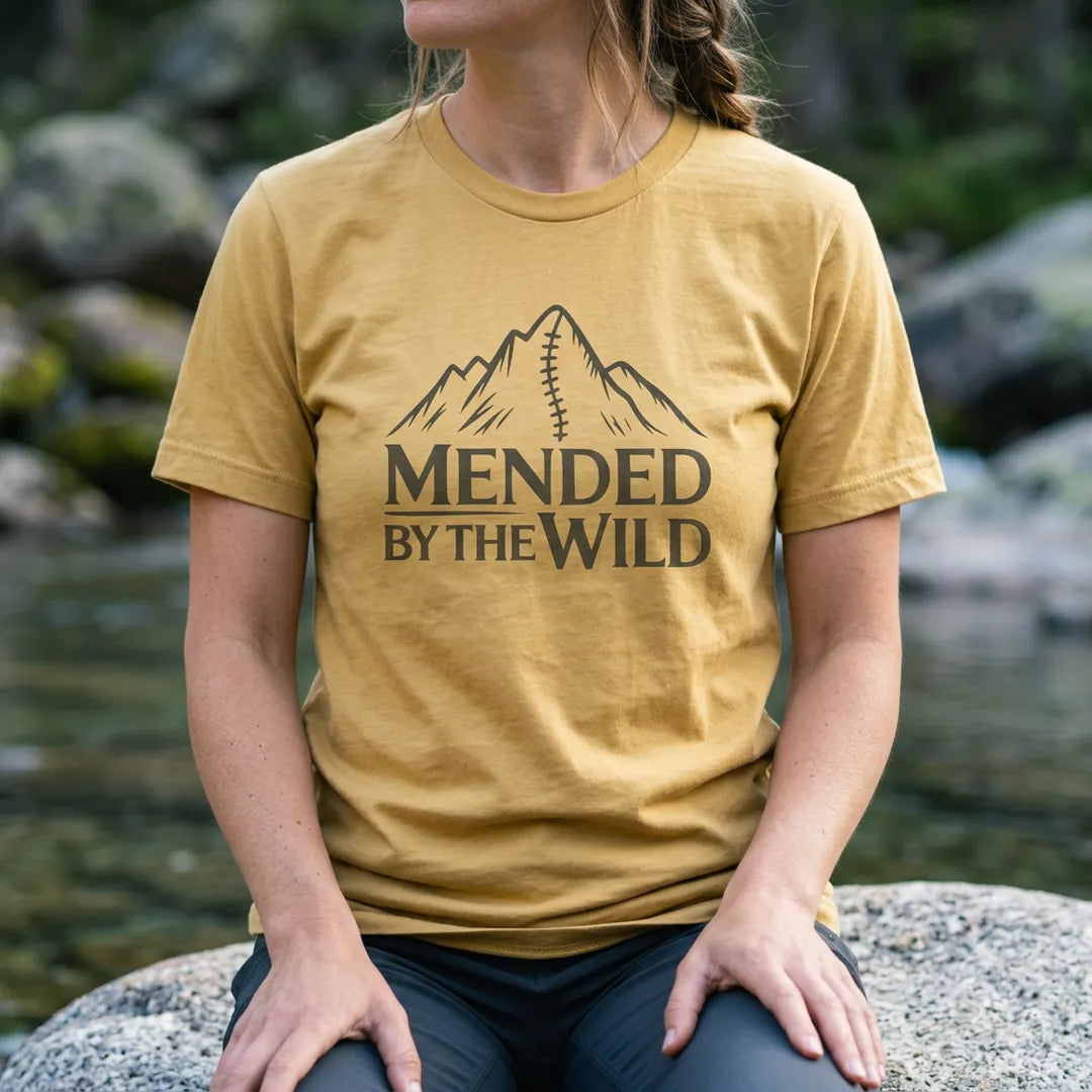 Mended By The Wild T-Shirt Outdoor Nature Tee