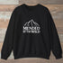 Mended By The Wild Sweatshirt Black Outdoor Nature Tee