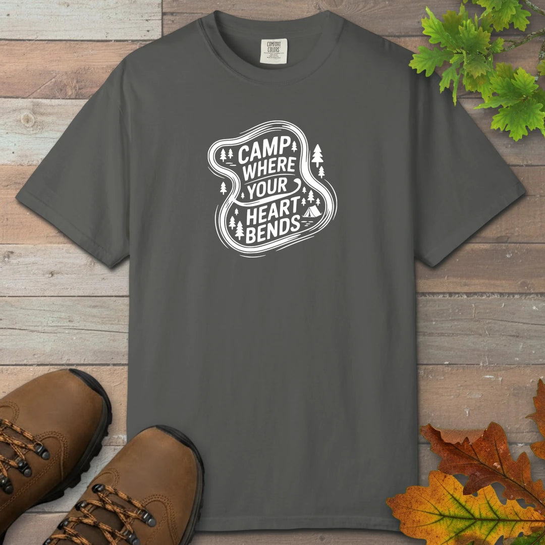 Camp Where Your Heart Bends T-Shirt