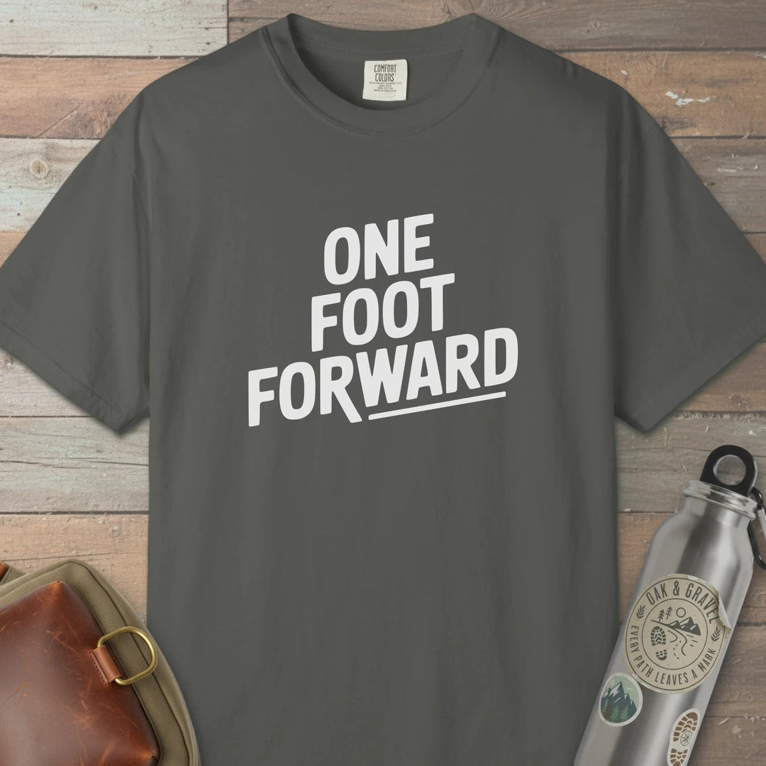 One Foot Forward T-Shirt Pepper Outdoor Nature Tee
