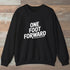 One Foot Forward Sweatshirt Black Outdoor Nature Tee