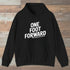 One Foot Forward Hoodie Black Outdoor Nature Tee