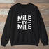 Mile By Mile Sweatshirt Black Outdoor Nature Tee