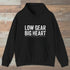 Low Gear Big Heart Hoodie Black Outdoor Nature Tee