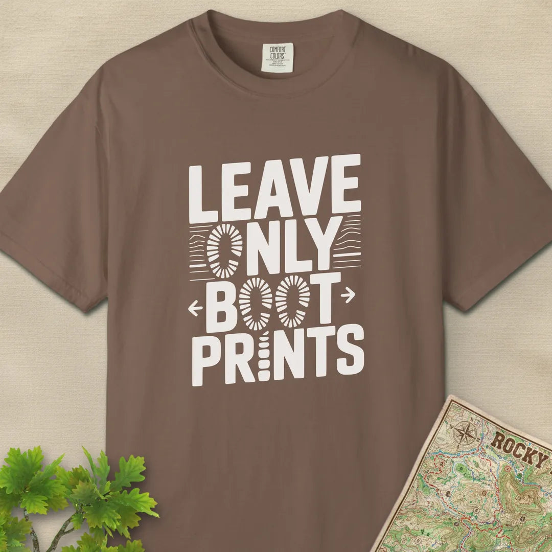 Leave Only Boot Prints T-Shirt