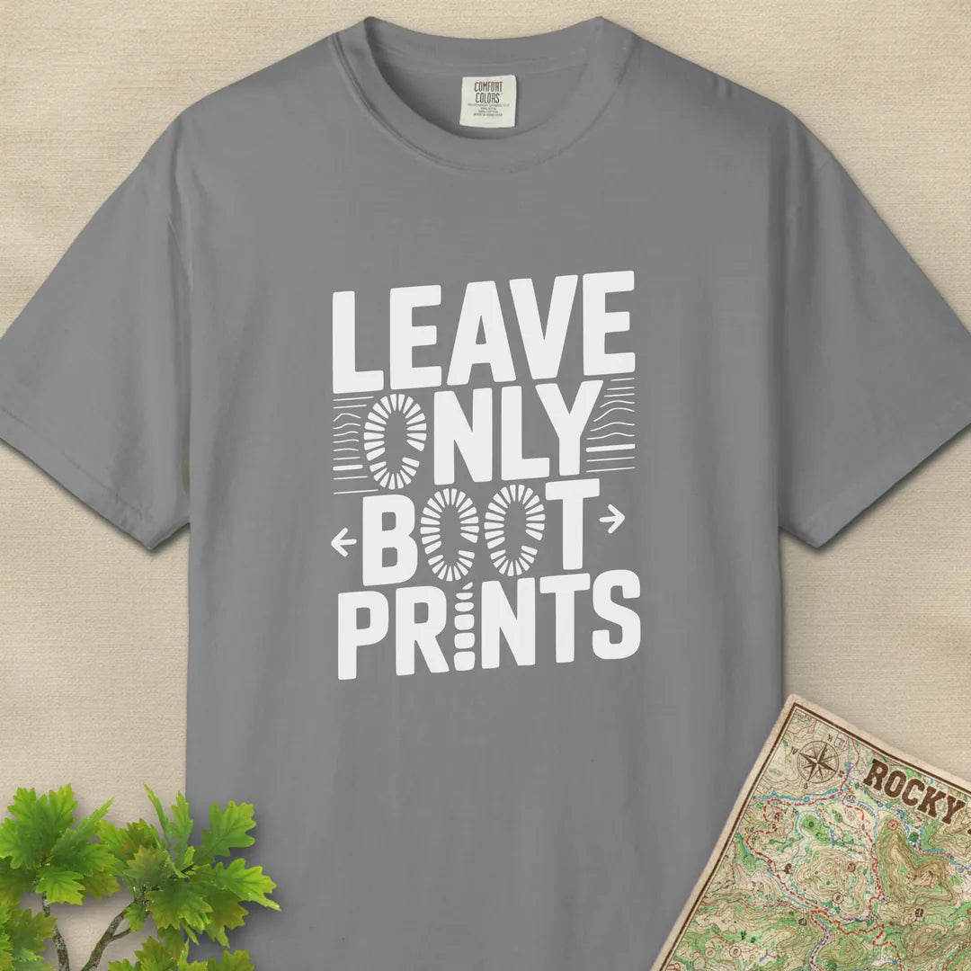 Leave Only Boot Prints T-Shirt